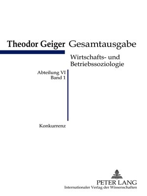 cover image of Konkurrenz
